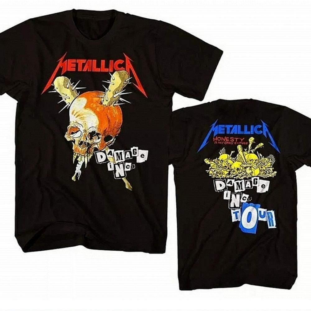 Metallica Damage Inc Tour Heavy Metal Shirt-2 Sided